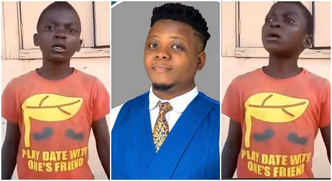 Photos of a kid gifted with good voice and PV Idemudia. Photos of a kid gifted with good voice and PV Idemudia.