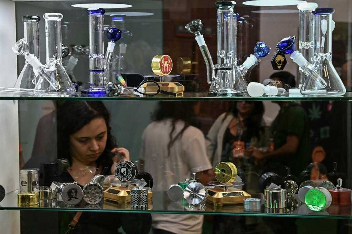 There was euphoria in the air as visitors explored the colorful range of goods on display There was euphoria in the air as visitors explored the colorful range of goods on display