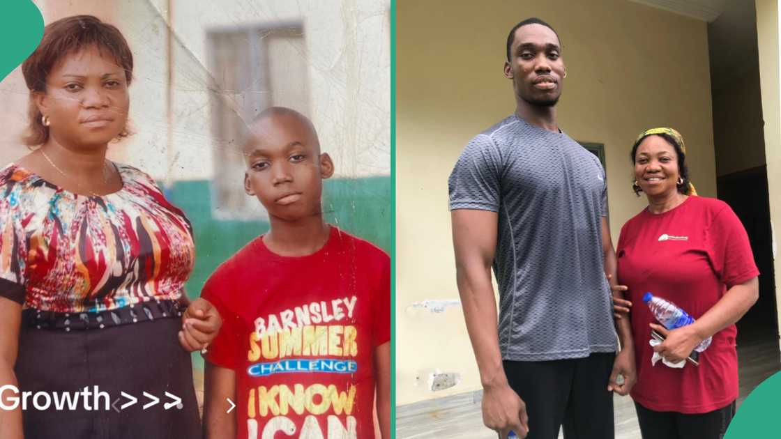 Man shares interesting throwback photo. Man shares interesting throwback photo.
