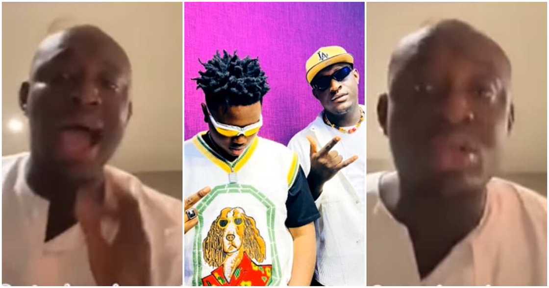 Photos of comedian Carter Efe and singer Berri Tiga Photos of comedian Carter Efe and singer Berri Tiga