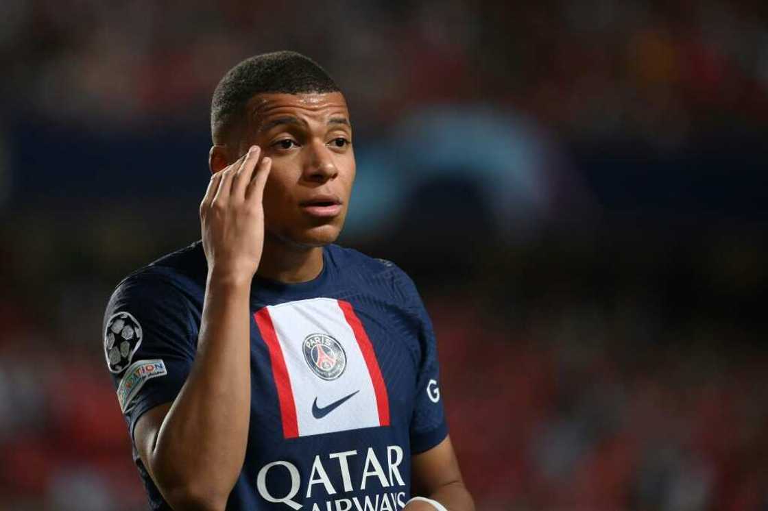 Paris Saint-Germain's French forward Kylian Mbappe topped the Forbes magazine earnings list for world football players at $128 million Paris Saint-Germain's French forward Kylian Mbappe topped the Forbes magazine earnings list for world football players at $128 million