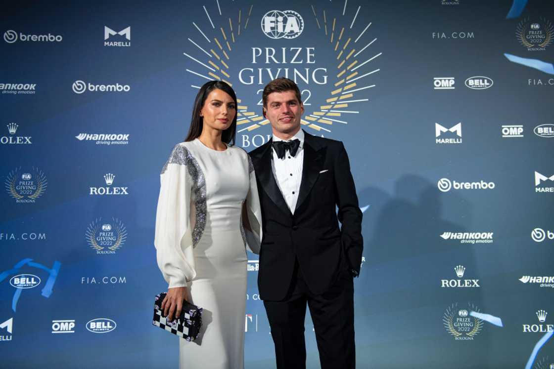 Kelly Piquet and Max Verstappen in Bologna, Italy. Kelly Piquet and Max Verstappen in Bologna, Italy.