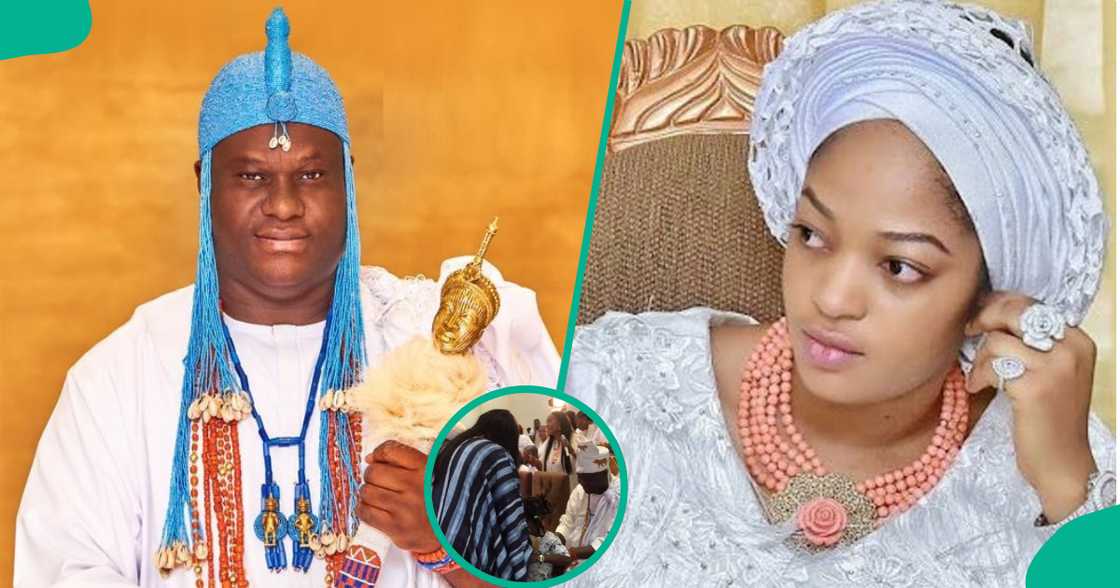 Ooni of Ife and Queen Naomi reunites in Akure. Ooni of Ife and Queen Naomi reunites in Akure.