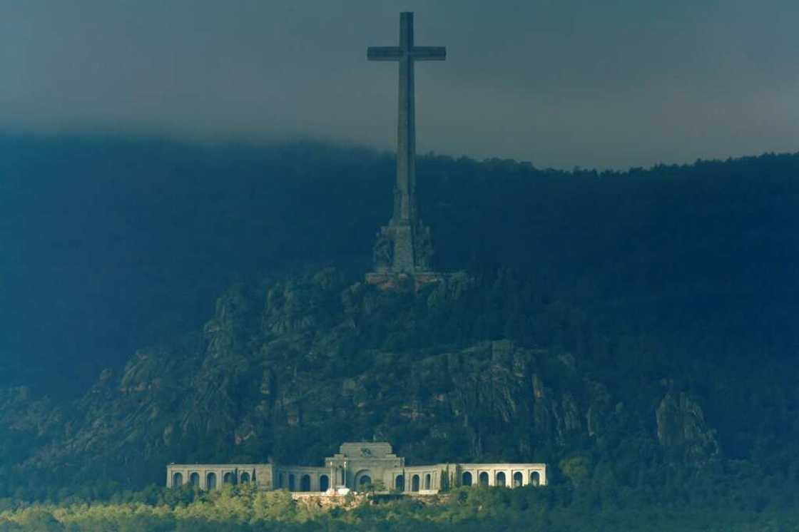 Jose Antonio Primo de Rivera, founder of Spain's fascist Falange party who died at the start of the civil war, is buried in an imposing basilica near Madrid