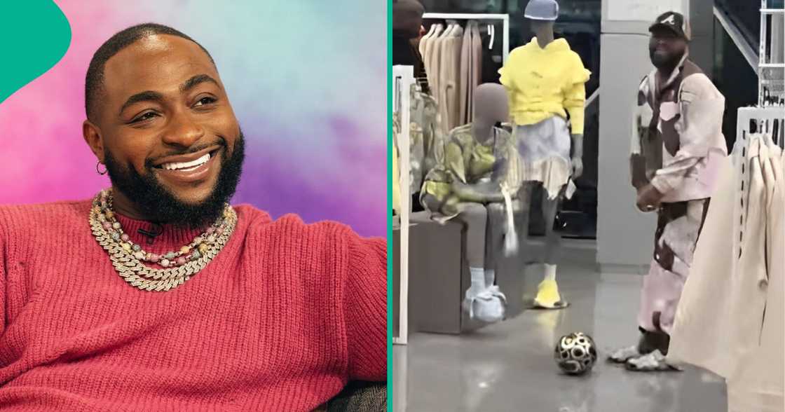 Davido at a store Las Vegas Davido at a store Las Vegas