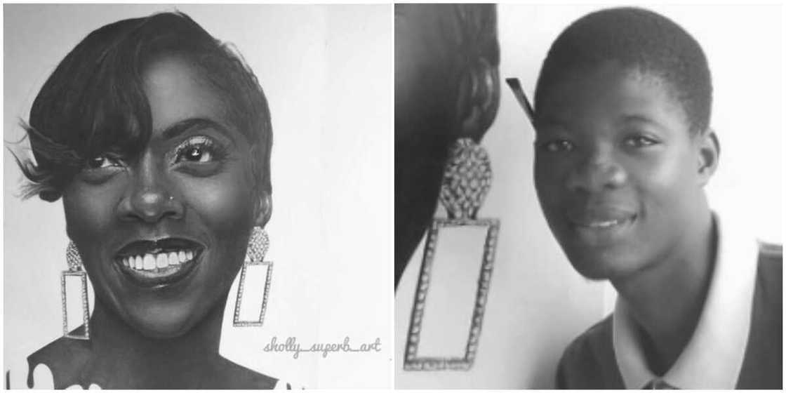Meet talented self-taught artist behind amazing portrait of Tiwa Savage Meet talented self-taught artist behind amazing portrait of Tiwa Savage