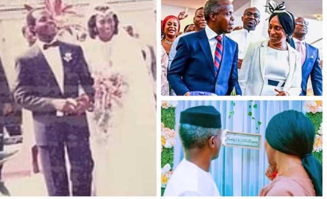 Farfesa Yemi Osinbajo da matarsa Farfesa Yemi Osinbajo da matarsa