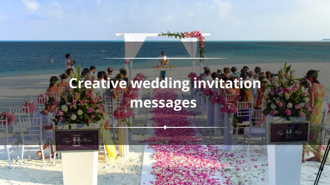 best wedding invitation messages