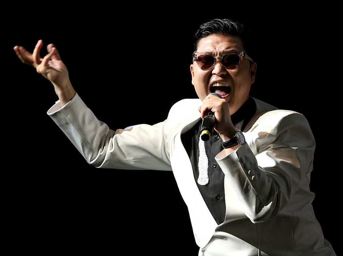 South Korean singer, Psy, performing at an event South Korean singer, Psy, performing at an event
