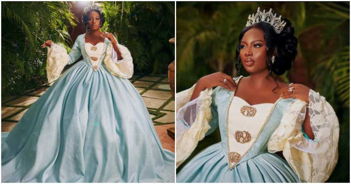 Actress Mo Bimpe stuns in fairytale photos for her first birthday as a Mrs Actress Mo Bimpe stuns in fairytale photos for her first birthday as a Mrs