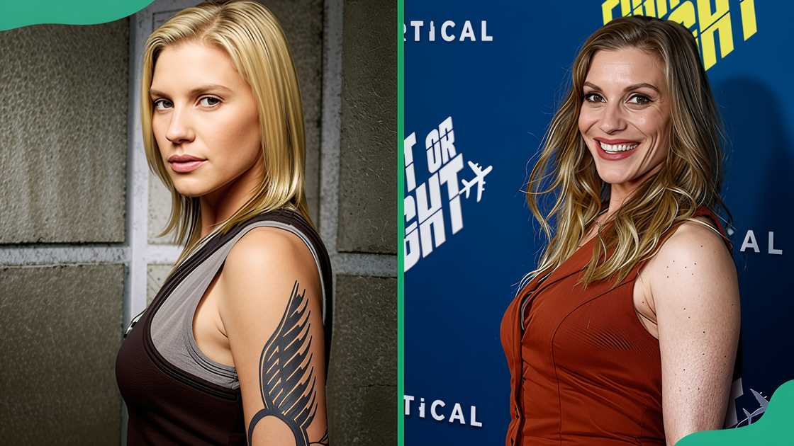 Katee Sackhoff at the scene of Battlestar Galactica. Katee Sackhoff at AMC Lincoln Square Theatre Katee Sackhoff at the scene of Battlestar Galactica. Katee Sackhoff at AMC Lincoln Square Theatre