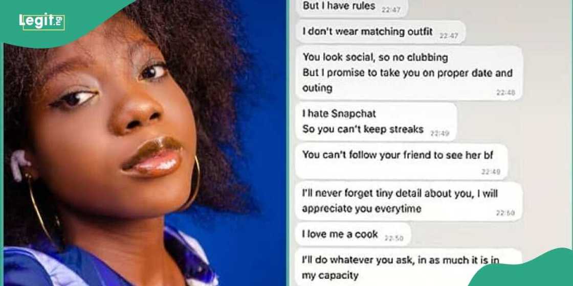 Man gives his crush 20 rules to follow Man gives his crush 20 rules to follow