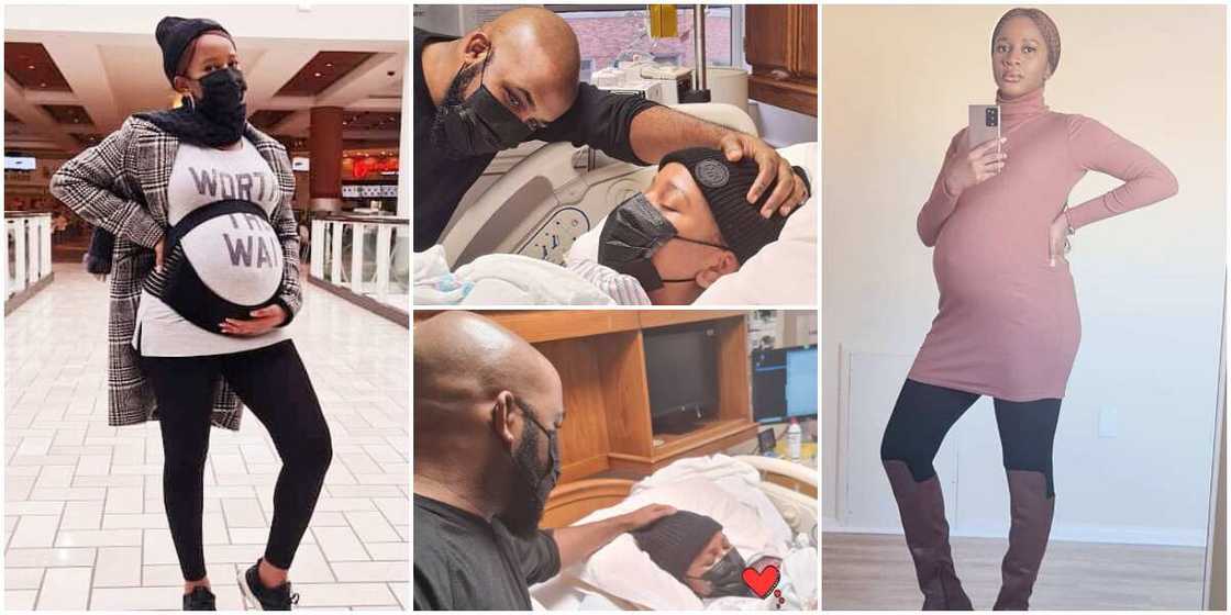 Adesua Etomi floods IG with pregnancy photos, spotted on the day of delivery