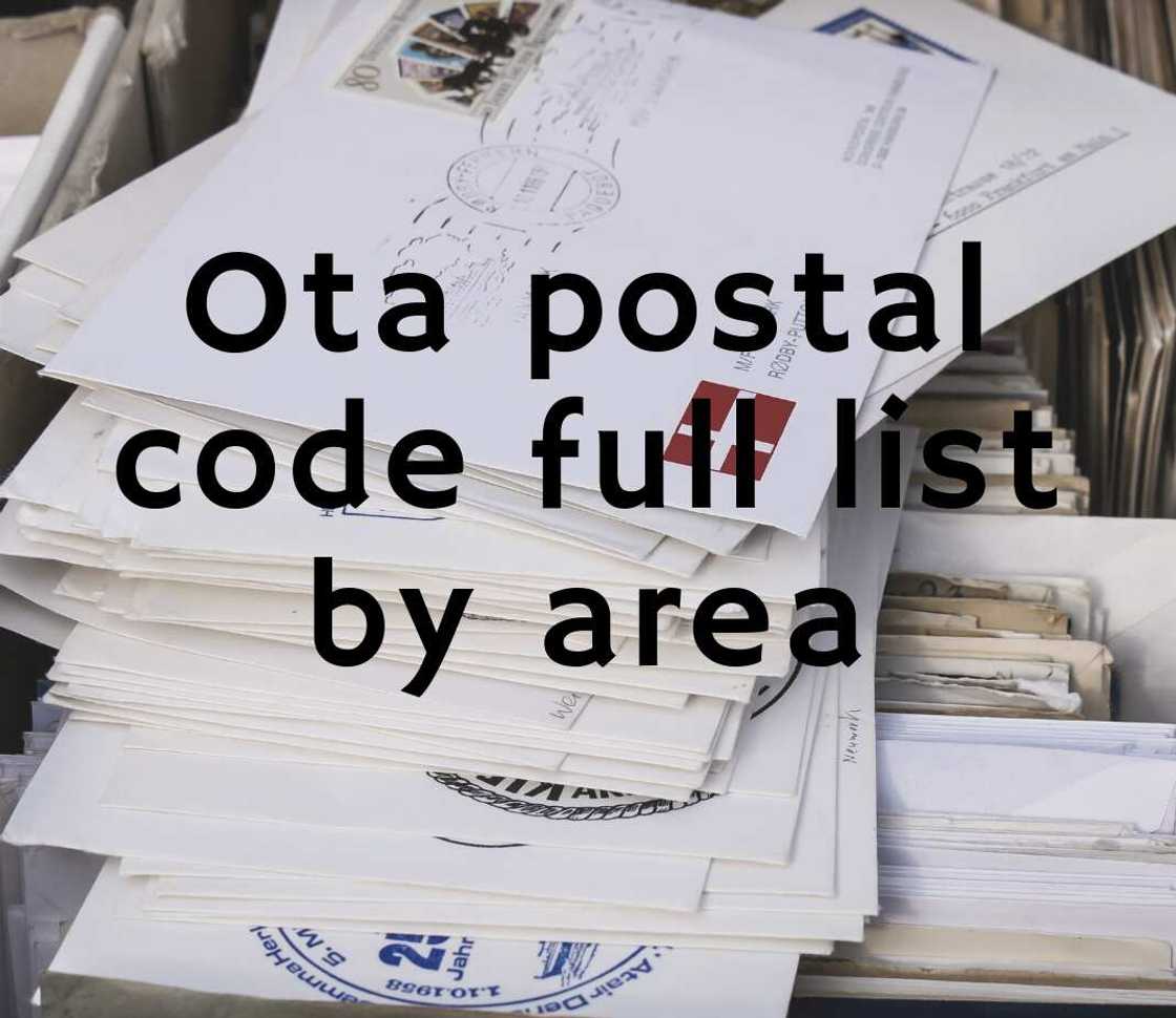 Ota postal code Ota postal code