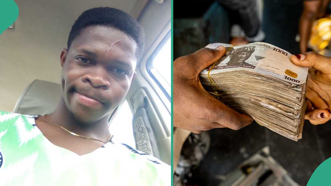 Man who saved his NYSC allowance. Man who saved his NYSC allowance.