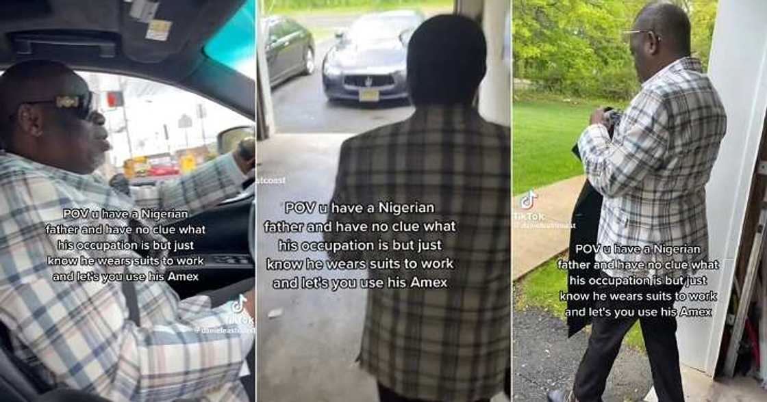 Nigerian man shares video of wealthy father Nigerian man shares video of wealthy father