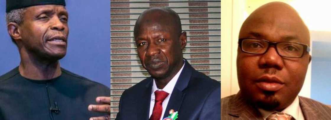 'Ka fara yin murabus kafin mu hadu a kotu'- Da jarida ya mayarwa Osinbajo martani 'Ka fara yin murabus kafin mu hadu a kotu'- Da jarida ya mayarwa Osinbajo martani