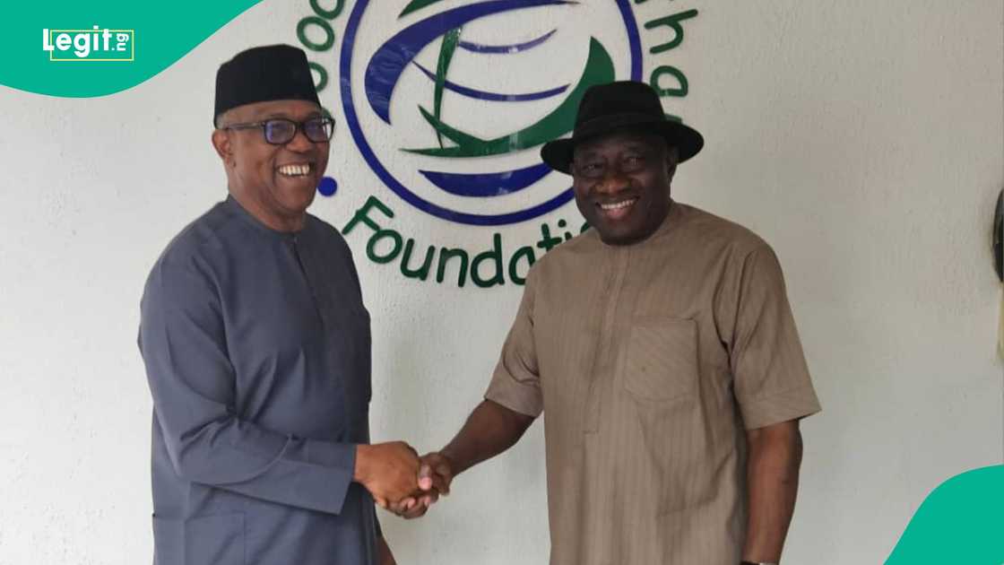 Peter Obi has met with former President Goodluck Jonathan behind closed-door in Abuja amid the call to sack President Bola Tinubu in the 2027 election.