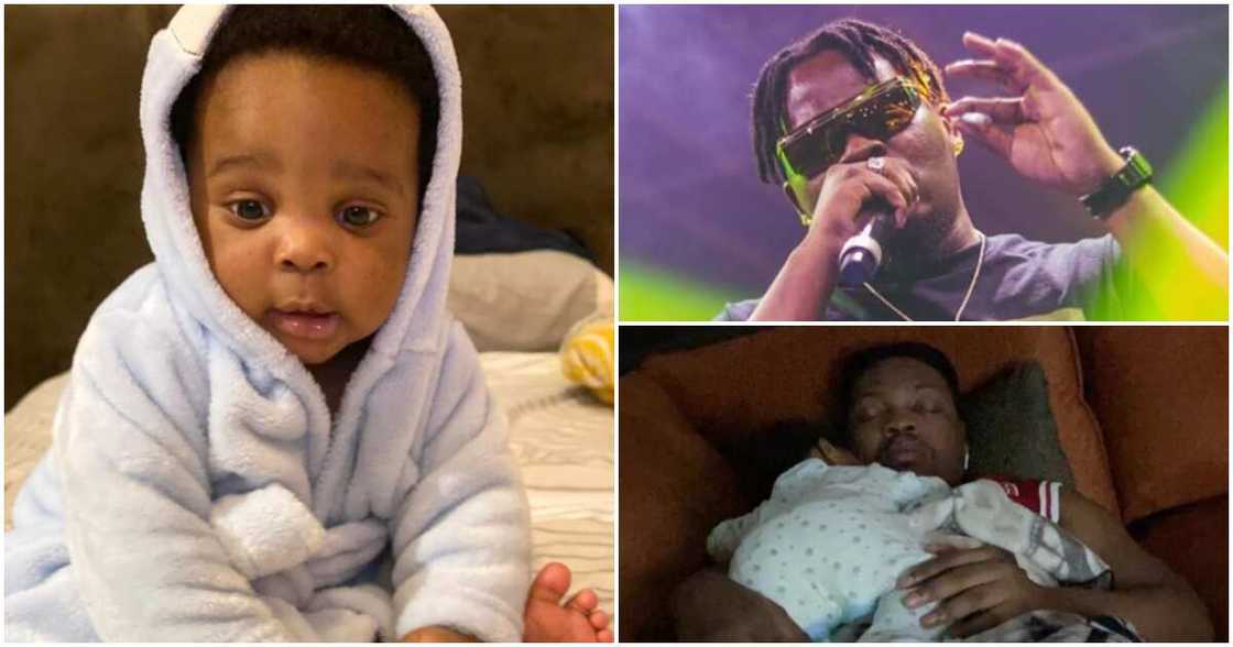 Rapper Olamide floods IG with photos of his son Tunre as he celebrates 1st first birthday Rapper Olamide floods IG with photos of his son Tunre as he celebrates 1st first birthday