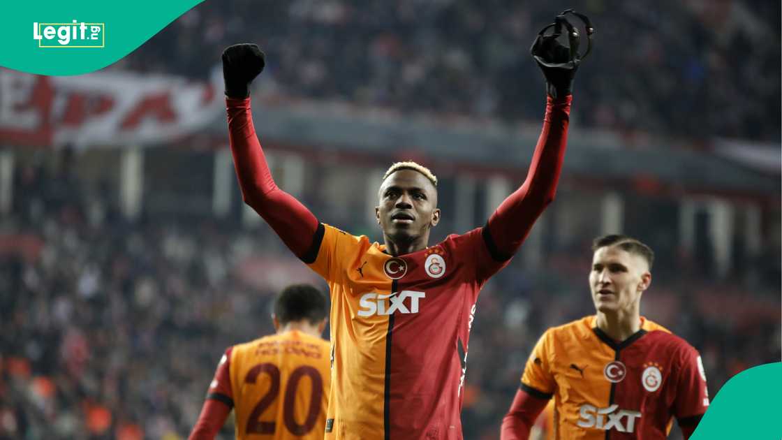 Victor Osimhen, Galatasaray, Samsunspor, Yeni 19 Mayis Stadium, Samsun, Turkiye, Super Lig. Victor Osimhen, Galatasaray, Samsunspor, Yeni 19 Mayis Stadium, Samsun, Turkiye, Super Lig.