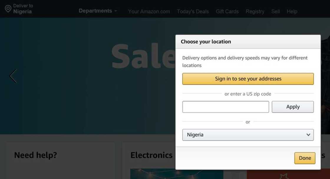 Is Amazon shipping to Nigeria possible? Is Amazon shipping to Nigeria possible?