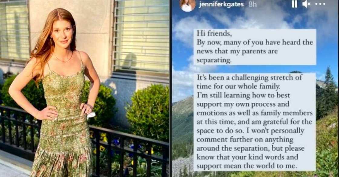 Bill and Melinda Gates’ daughter says family going through challenging times after parents split Bill and Melinda Gates’ daughter says family going through challenging times after parents split