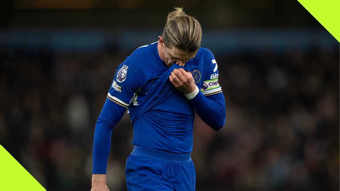 Conor Gallagher looks dejected during a Chelsea fixture Conor Gallagher looks dejected during a Chelsea fixture