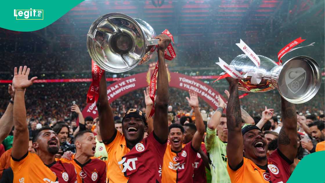 Victor Osimhen, Galatasaray, Istanbul Basaksehir, Rams Park, Istanbul, Turkiye, Super Lig. Victor Osimhen, Galatasaray, Istanbul Basaksehir, Rams Park, Istanbul, Turkiye, Super Lig.