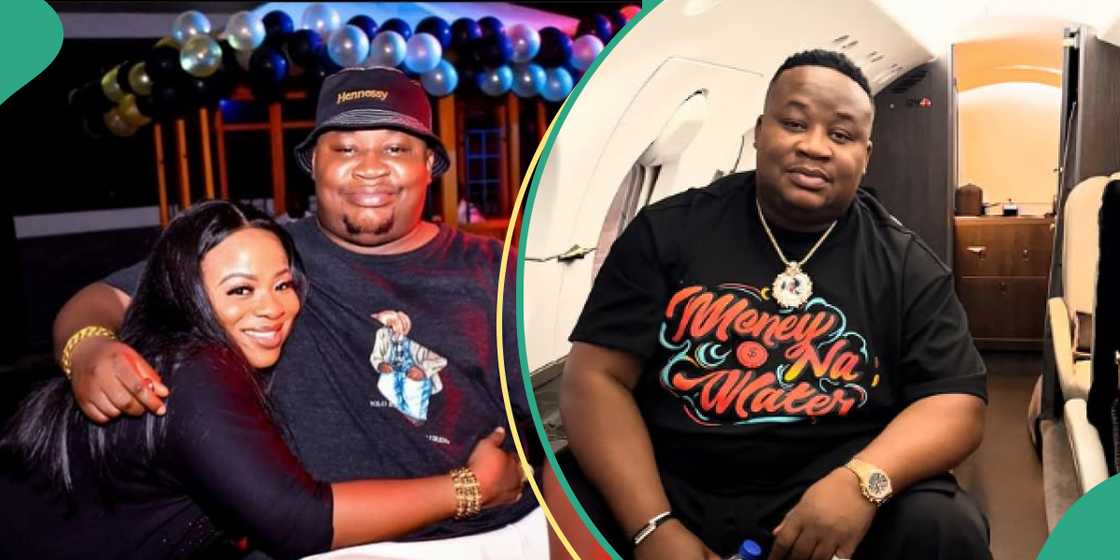 Cubana Chiefpriest goes all out for wife’s birthday despite baby mama drama