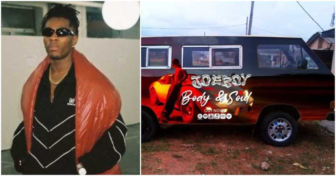 Nigerian singer Joeboy and his free bus