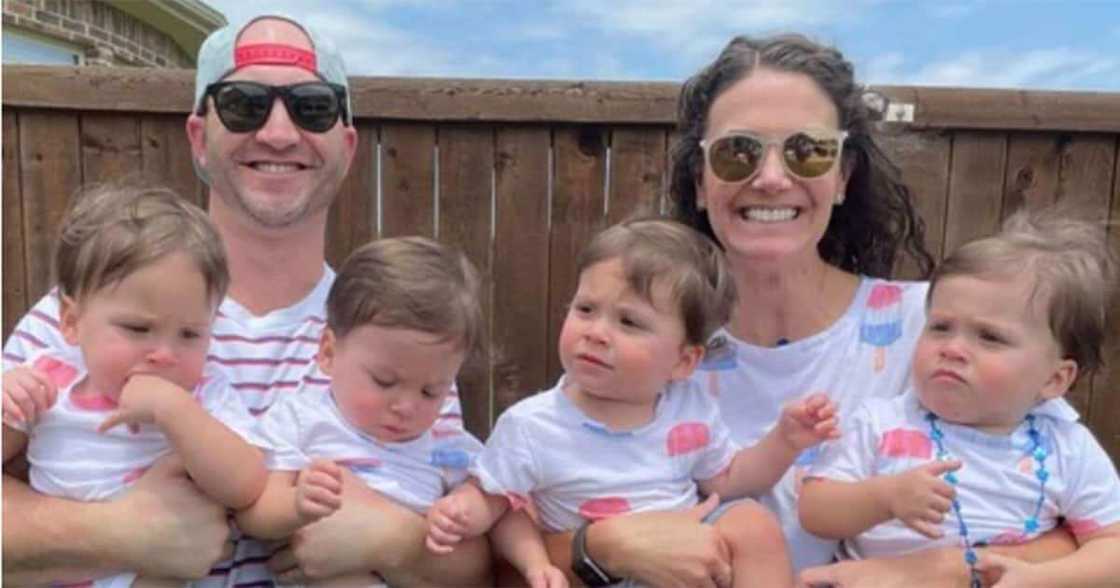 Jenny Marr with her family. Jenny Marr with her family.