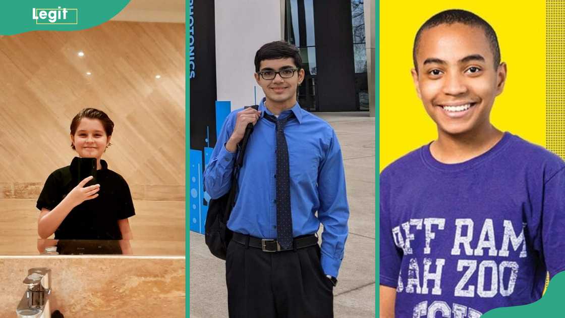 Laurent Simons (L), Tanishq Abraham (C) and Carson Huey-You (R). Laurent Simons (L), Tanishq Abraham (C) and Carson Huey-You (R).