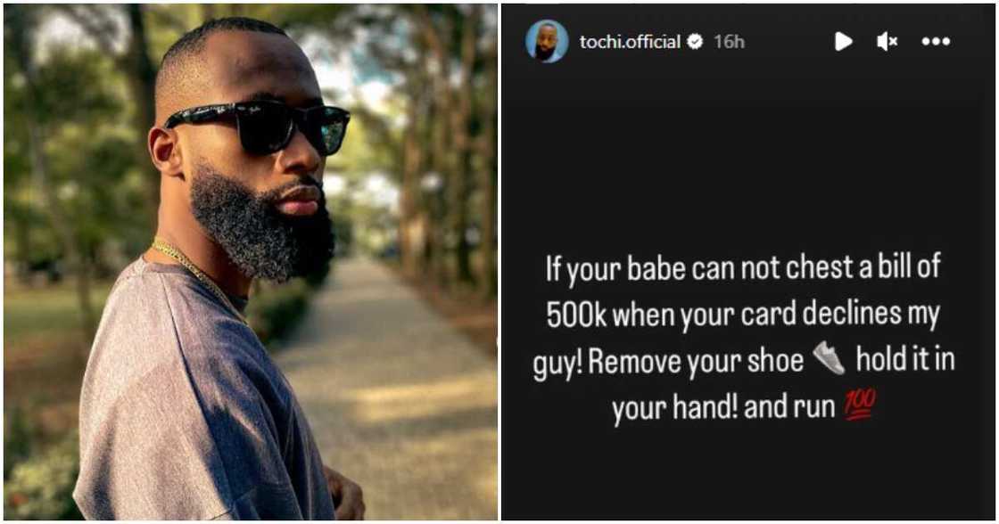 BBNaija's Tochi, relationship advice.