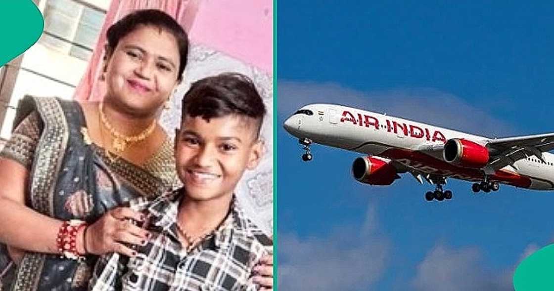 Man in tears as his brother, Akash, who was hit by Air India plane's wing is buried. Man in tears as his brother, Akash, who was hit by Air India plane's wing is buried.