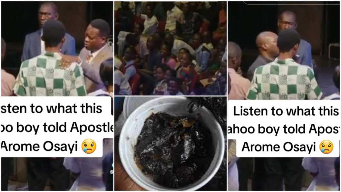 Yahoo boy confessed/He admitted the soap worked. Yahoo boy confessed/He admitted the soap worked.