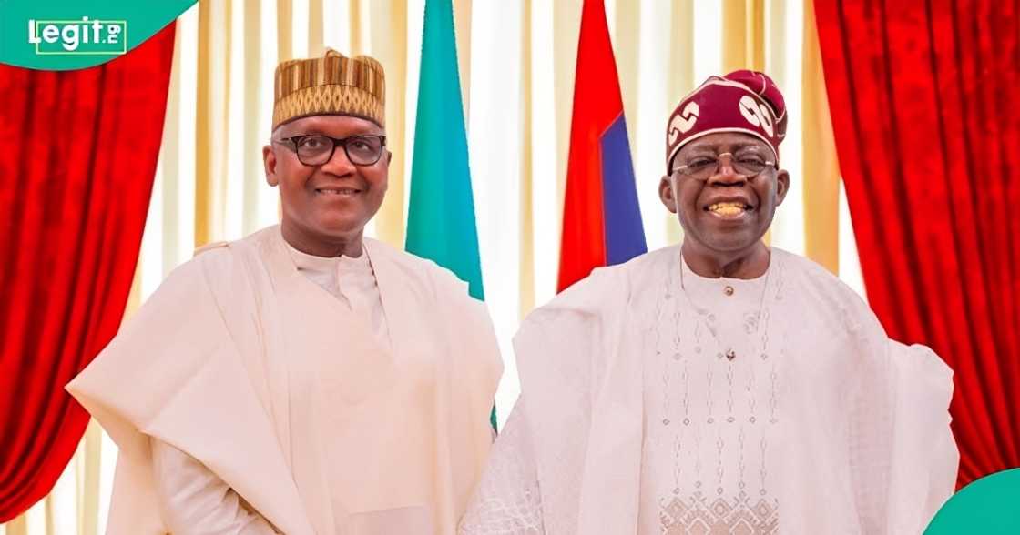 Dangote, Tinubu meet as refinery pricing shakes fuel import market. Dangote, Tinubu meet as refinery pricing shakes fuel import market.