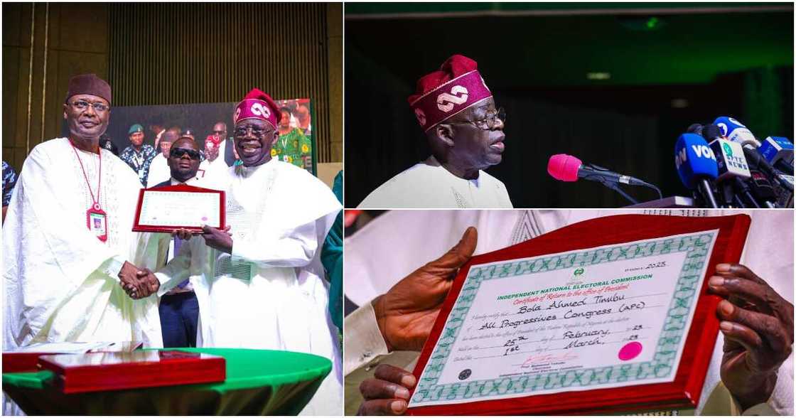 Bola Tinubu, 2023 presidential election, INEC Bola Tinubu, 2023 presidential election, INEC