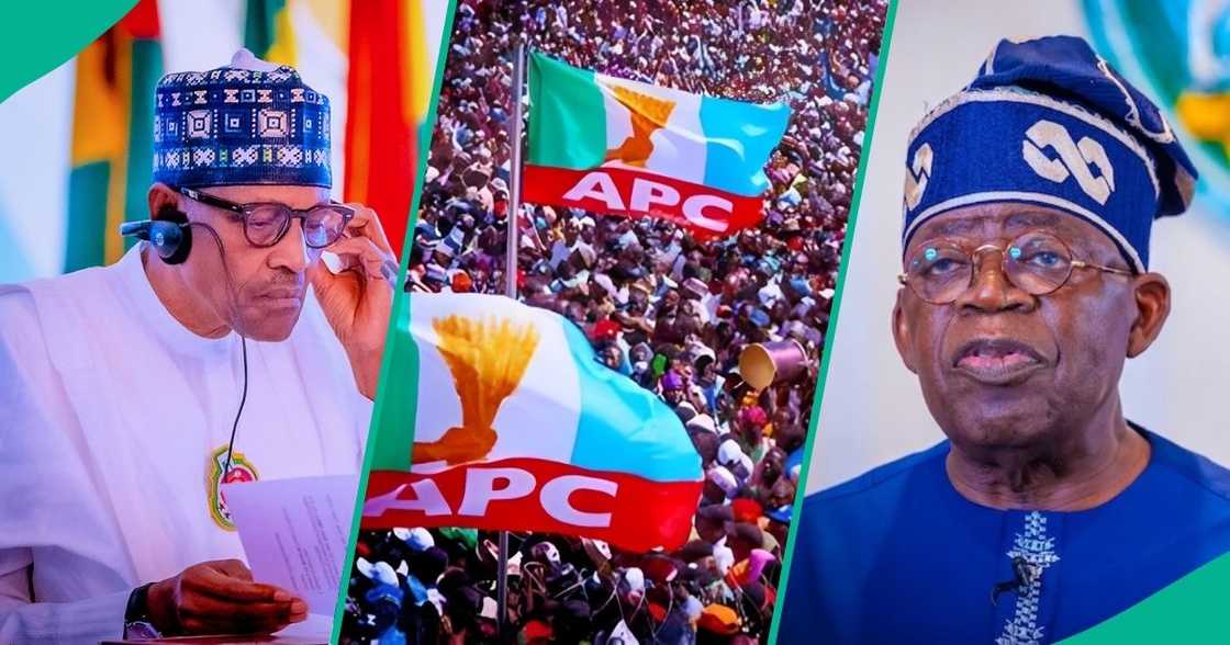 Ex-President Muhammadu Buhari dismisses rumours of a rift between him, President Bola Tinubu, and the APC. Ex-President Muhammadu Buhari dismisses rumours of a rift between him, President Bola Tinubu, and the APC.