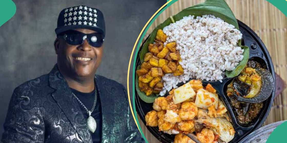 Sir Shina Peters speaks on ofada rice.