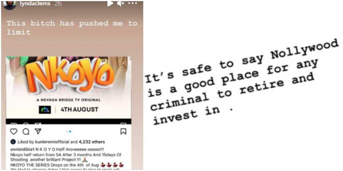 Lynda drags Annie Idibia Lynda drags Annie Idibia