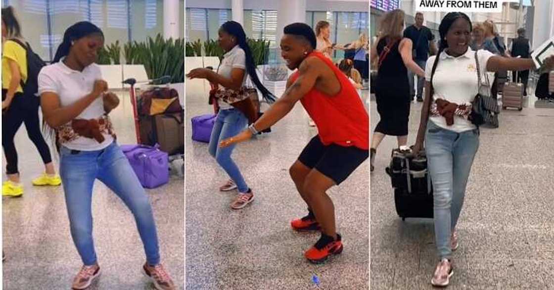 Nigerian lady reunites with brother in Canada