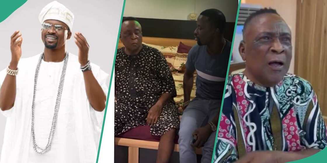 Video of Alao Malaika paying a courtesy visit to the home of veteran Fuji artist, Ayinla Kollington goes viral