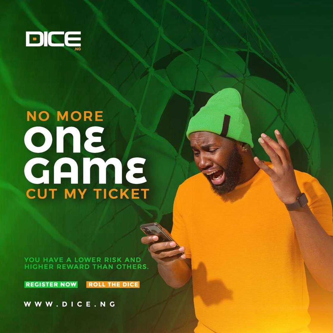 DiceNG Online Gaming Platform: No more One Game cut my Ticket