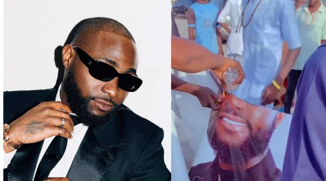 Matasa sun ƙona hoton Davido a Maiduguri Matasa sun ƙona hoton Davido a Maiduguri