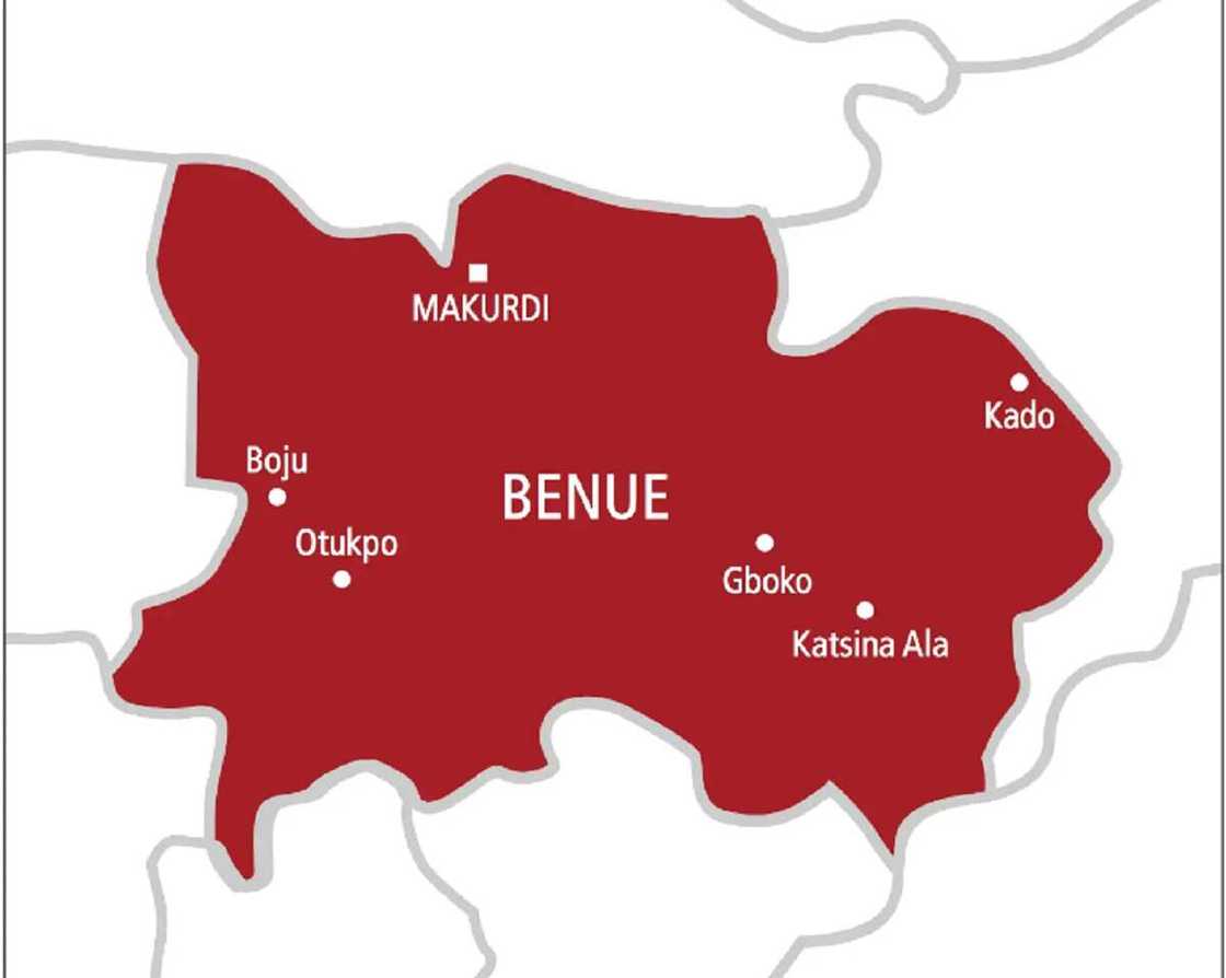 Benue Map Benue Map