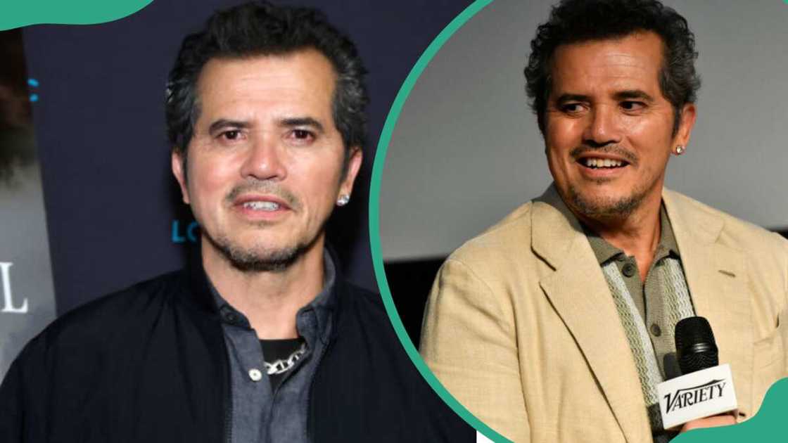 John Leguizamo attends The Green Veil New York screening at The McKittrick Hotel (L). The actor speaking during a press conference at The London Hotel (R). John Leguizamo attends The Green Veil New York screening at The McKittrick Hotel (L). The actor speaking during a press conference at The London Hotel (R).