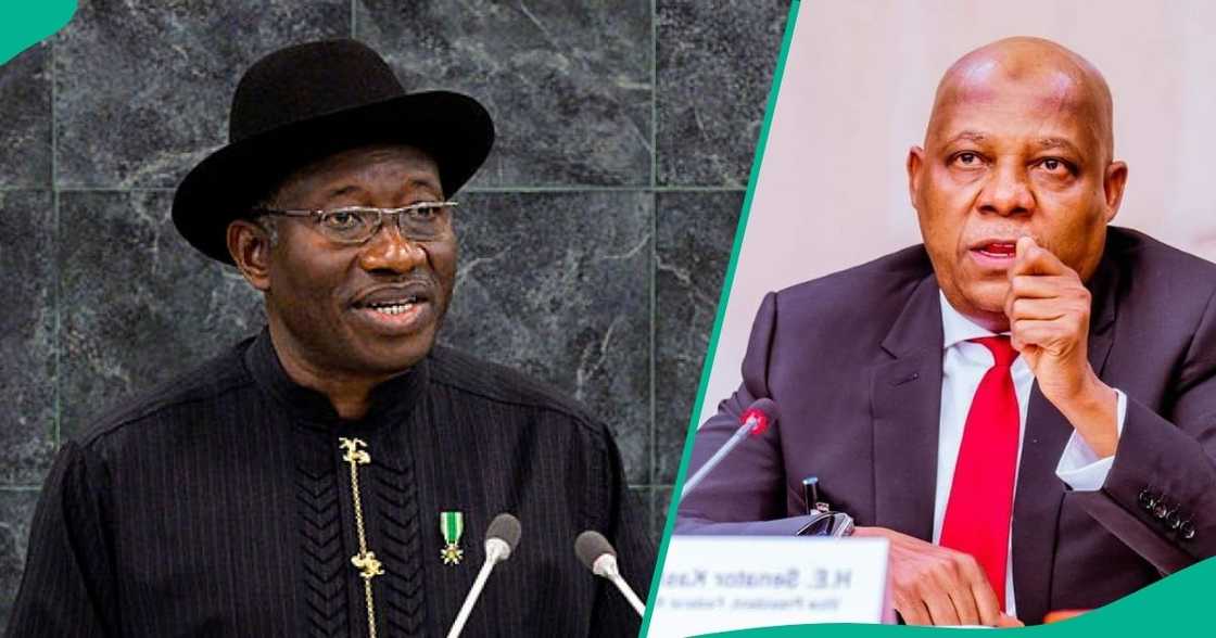 Vice President Kashim Shettima reveals how former President Goodluck Jonathan once attempts to oust him as Borno State governor. Vice President Kashim Shettima reveals how former President Goodluck Jonathan once attempts to oust him as Borno State governor.