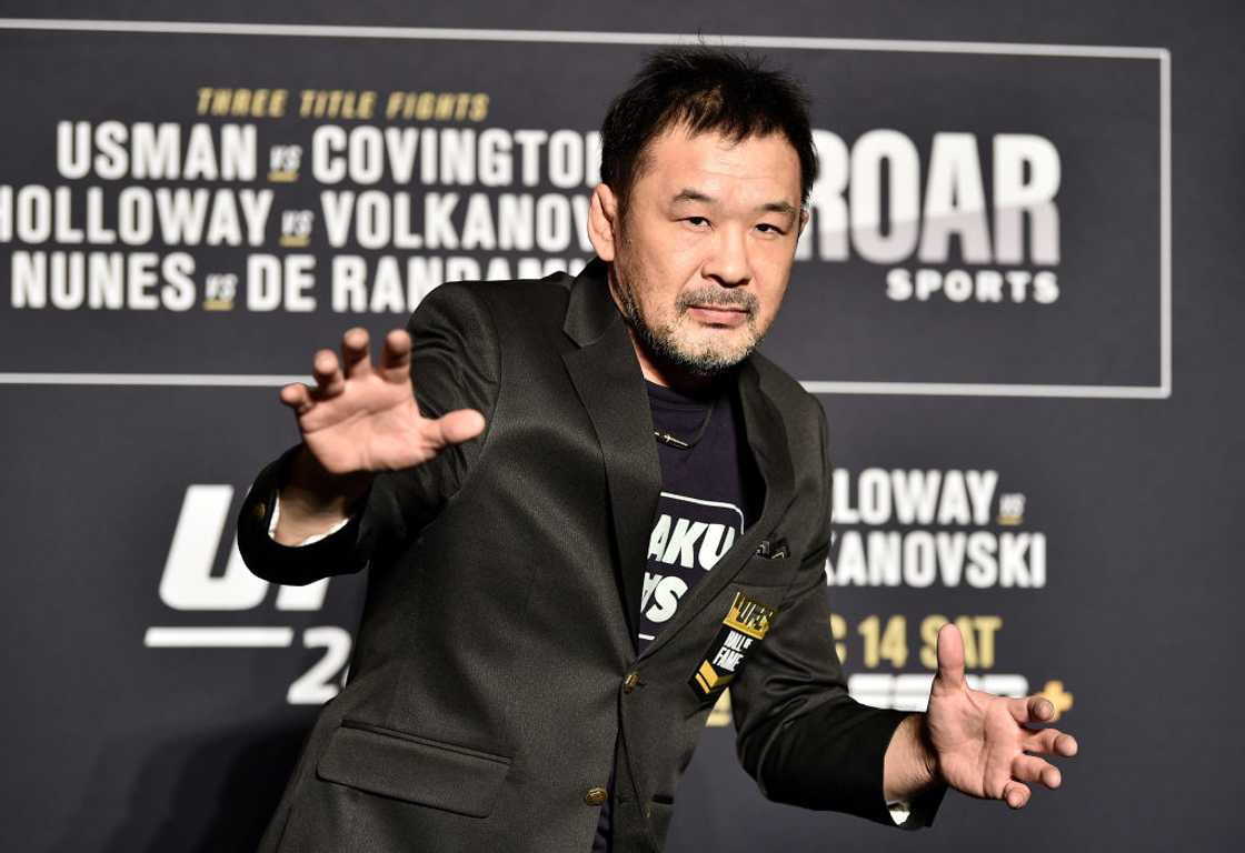Kazushi Sakuraba during the UFC 245 Ultimate Media Day Kazushi Sakuraba during the UFC 245 Ultimate Media Day