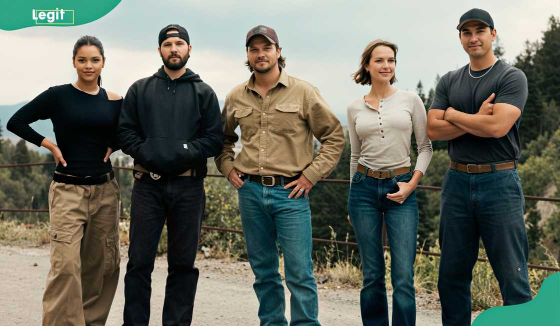 Part of the cast of the CBS original drama Marshals