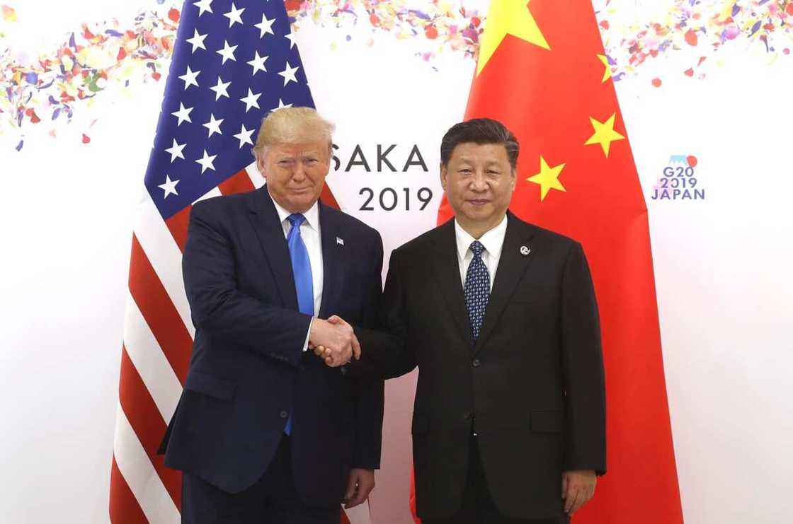 Shugaba Donald Trump da takwaransa na China; Xi Jinping Shugaba Donald Trump da takwaransa na China; Xi Jinping